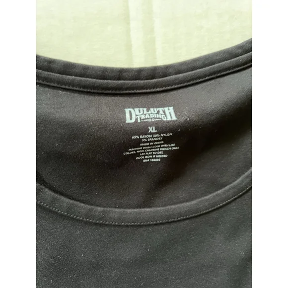 Duluth Trading Company Long Sleeve Ponte Knit Wearwithall Dress XL Black - Picture 4 of 8